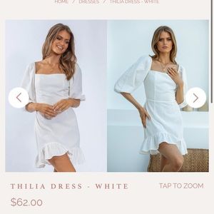 Girl and the Sun Thilia Dress - White